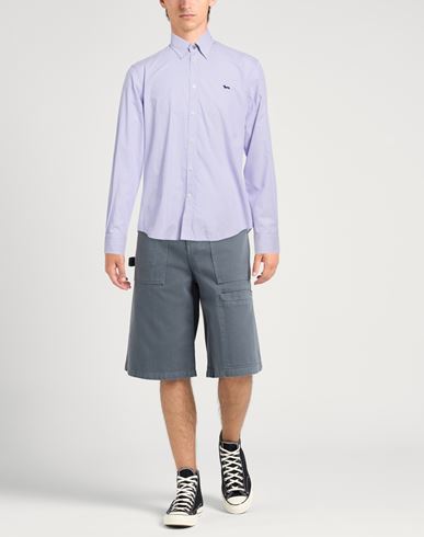 Man Shirt Light blue Size S Cotton