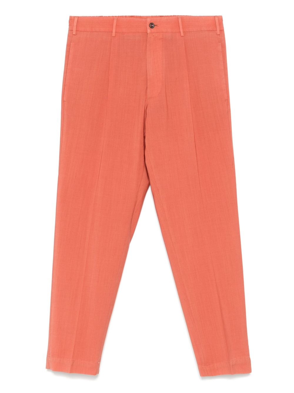 Pressed-crease trousers - Orange