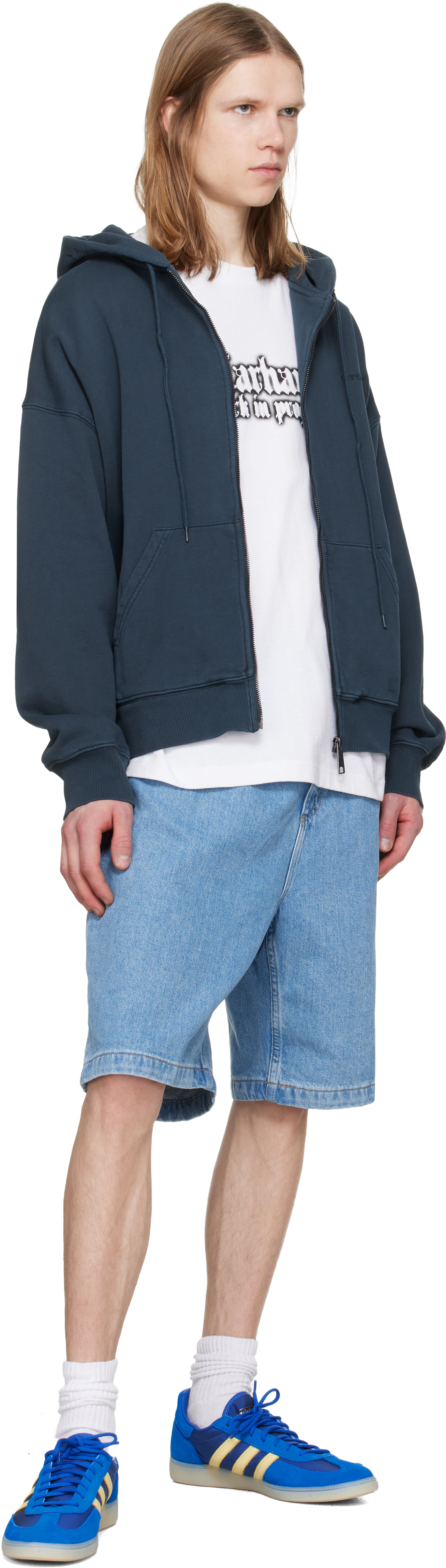 Blue Brandon Denim Shorts