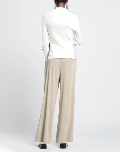 Woman Pants Sand Size 6 Polyester, Polyamide, Elastane