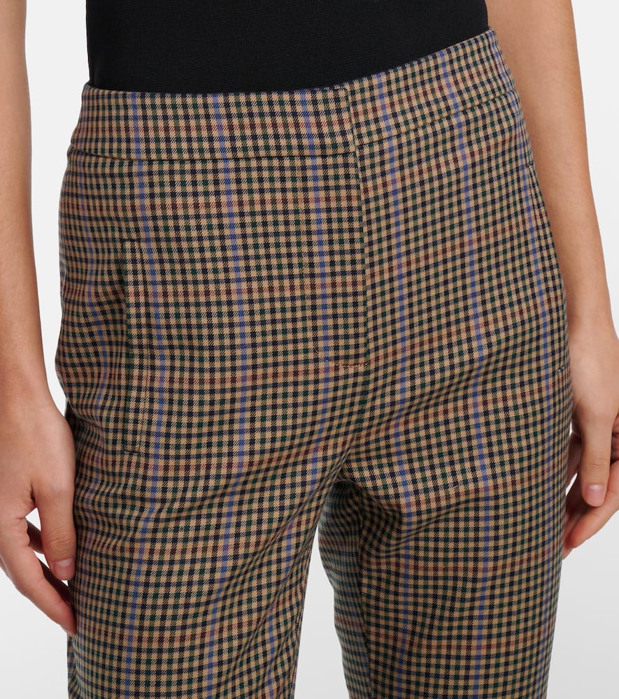 Arte checked slim pants