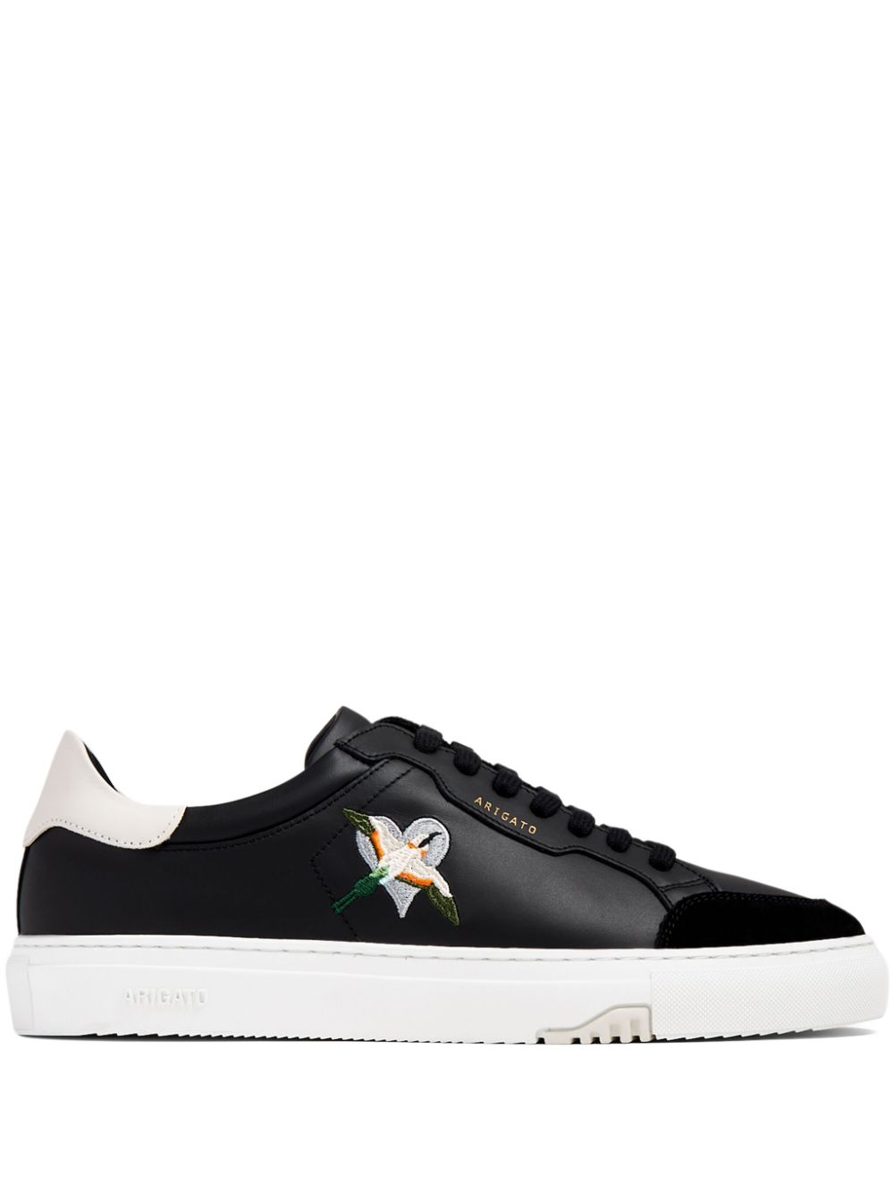 Clean 180 Heart Bird-embroidered sneakers - Black