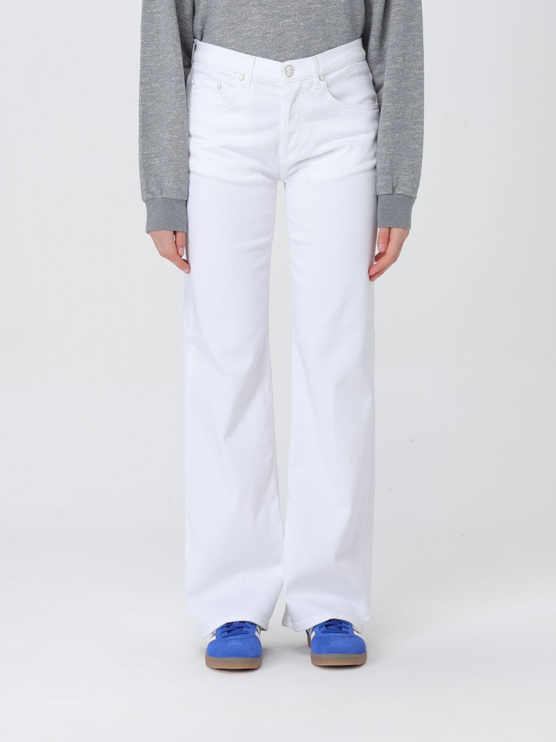 Jeans Woman color White