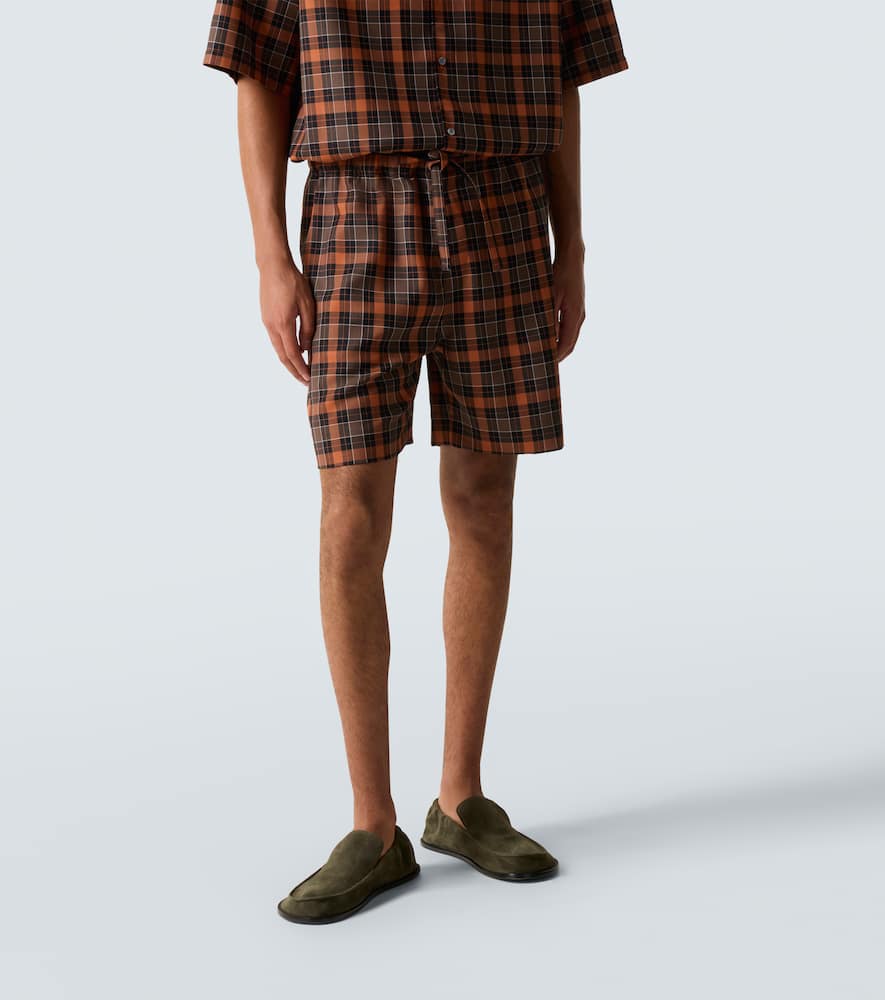 Checked Bermuda shorts