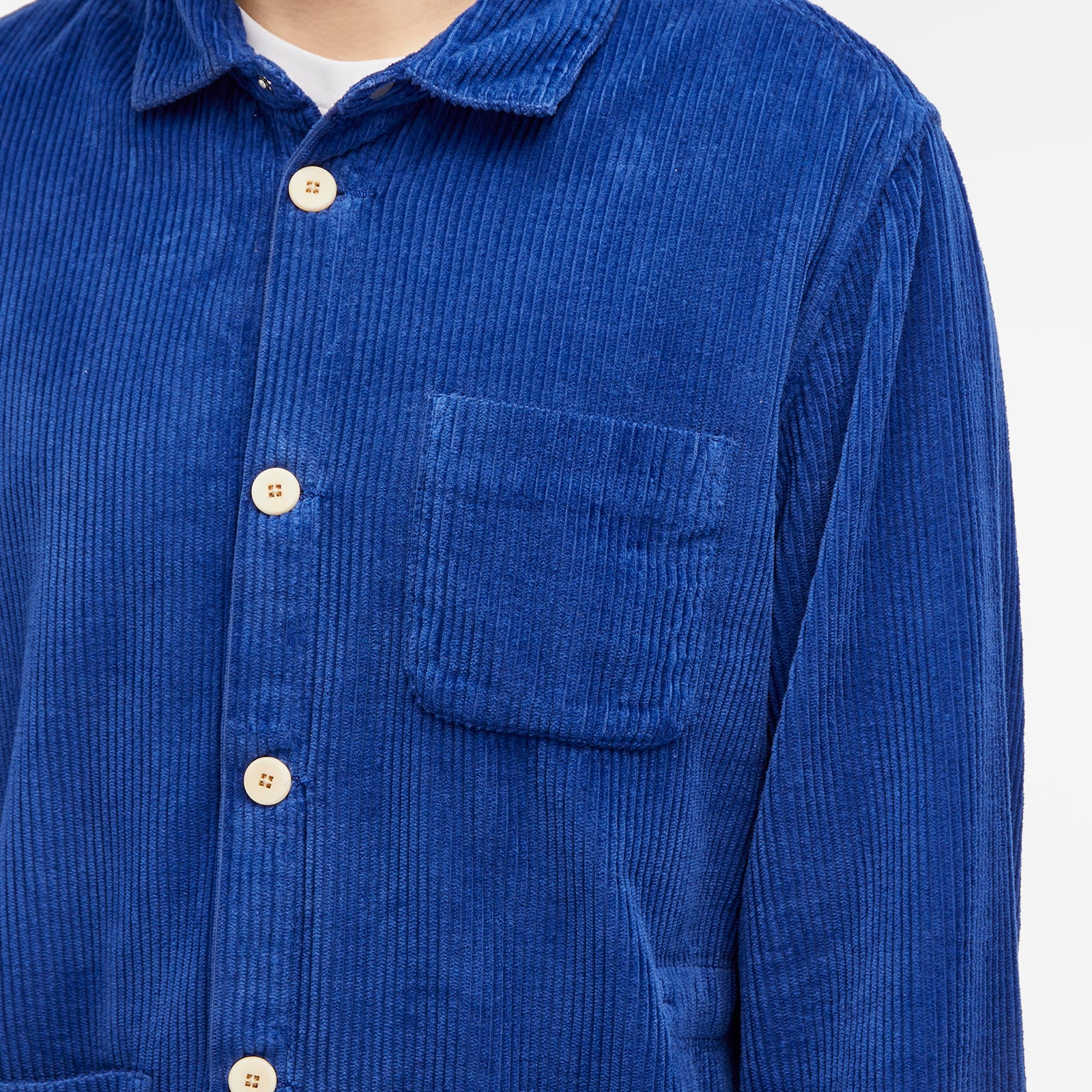 Men's Assembly Jacket in Bright Blue Heavy Cord