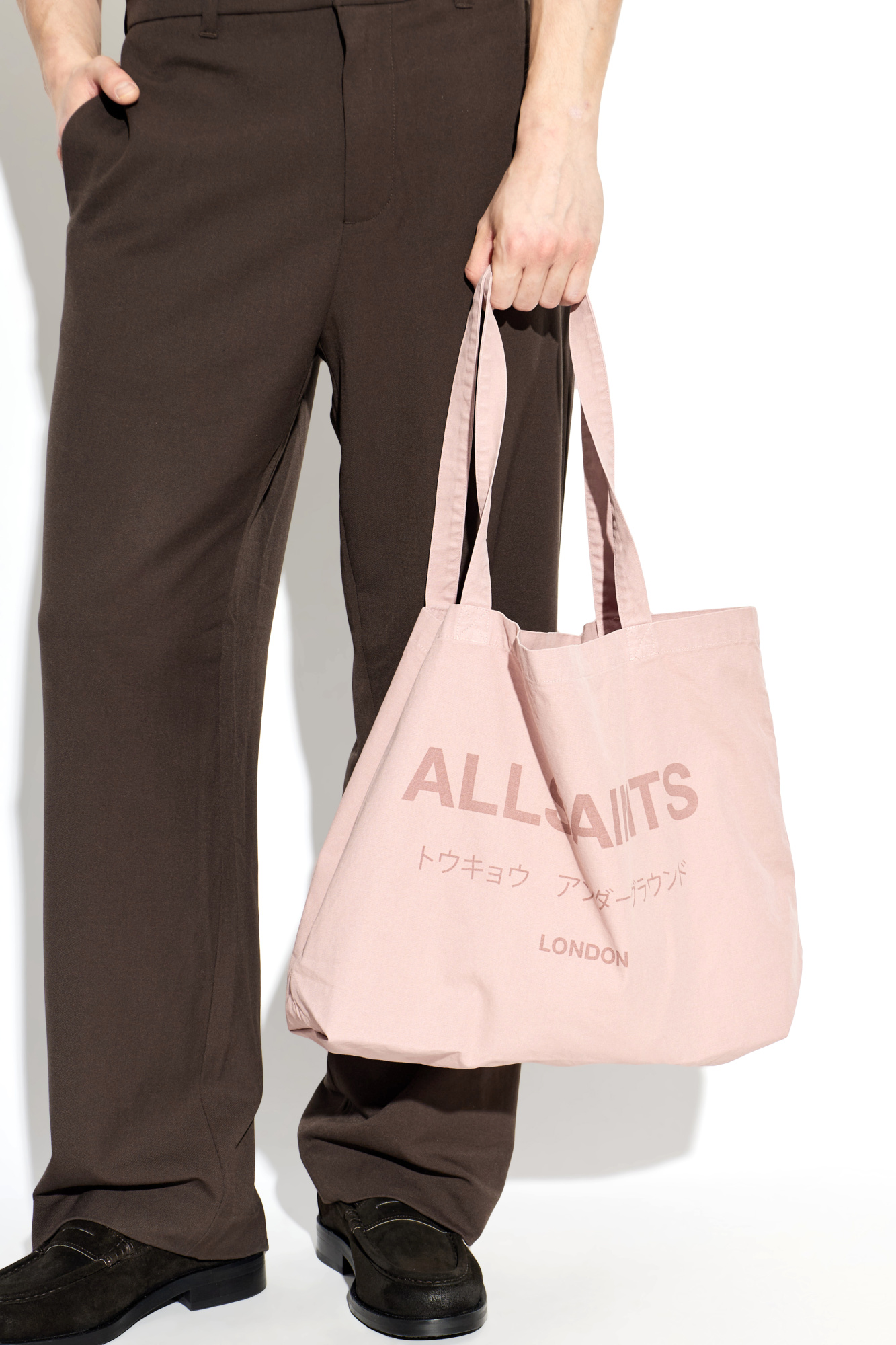 ‘Underground’ Shopper Bag, Men's, Pink