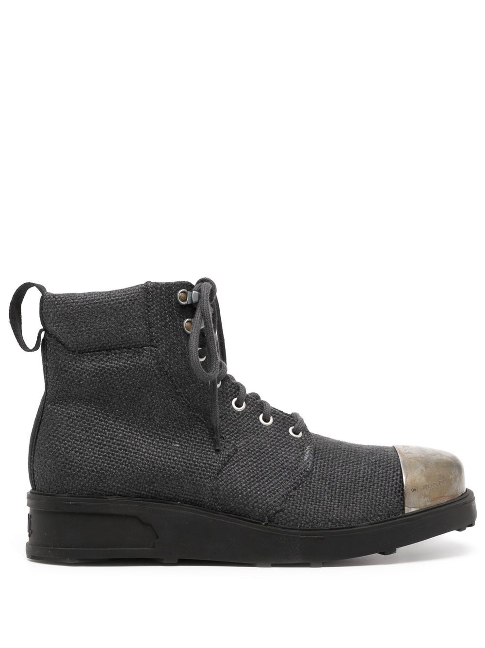 Lace-up ankle boots - Black