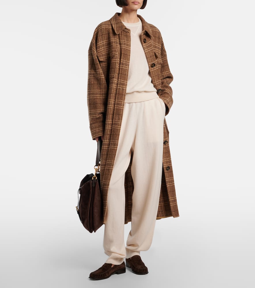 Wool and cashmere sweatpants