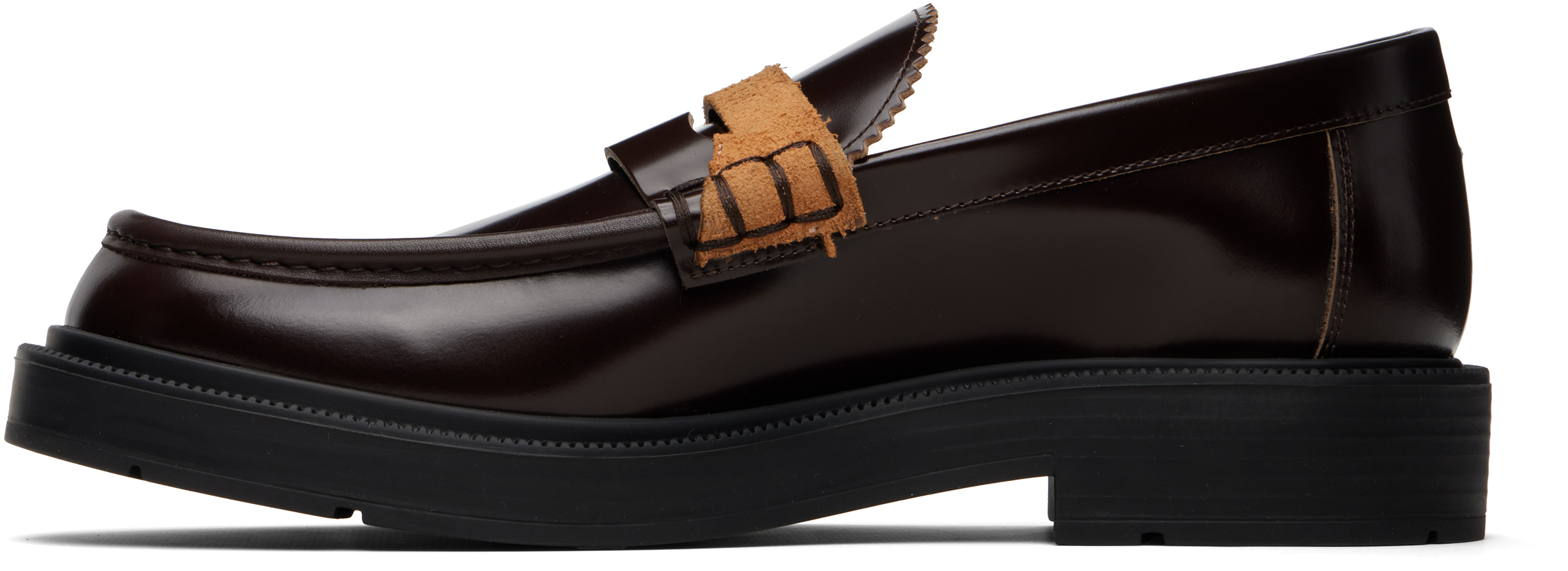 Brown Décortiqué Loafers
