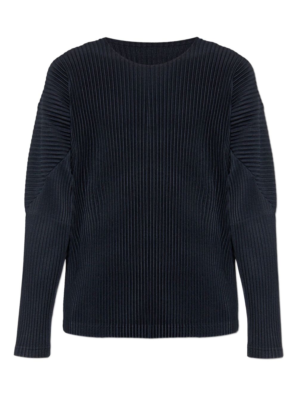Homme Plissé Issey Miyake plissé-effect T-shirt - Blue