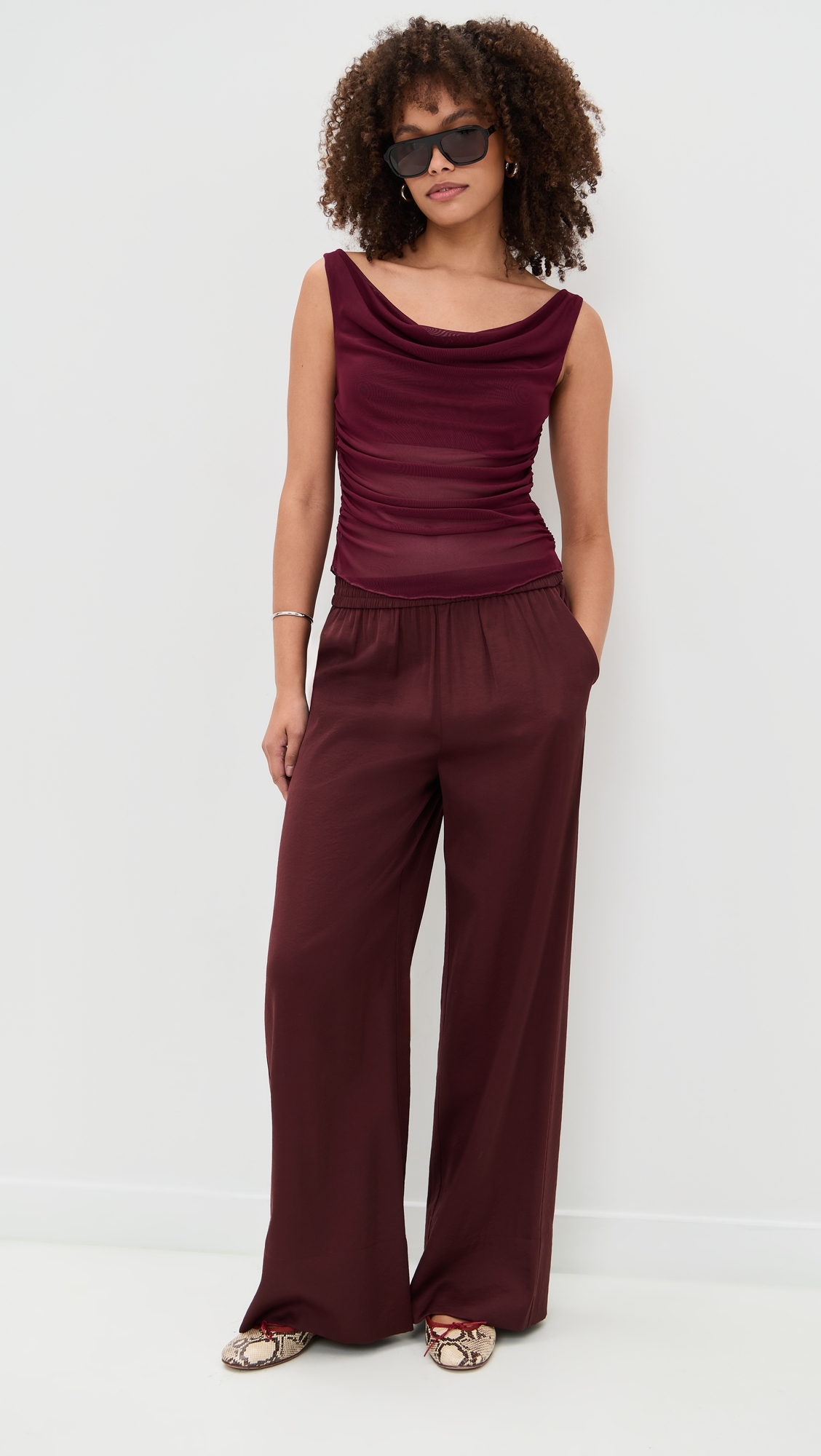 Amalie Top Burgundy
