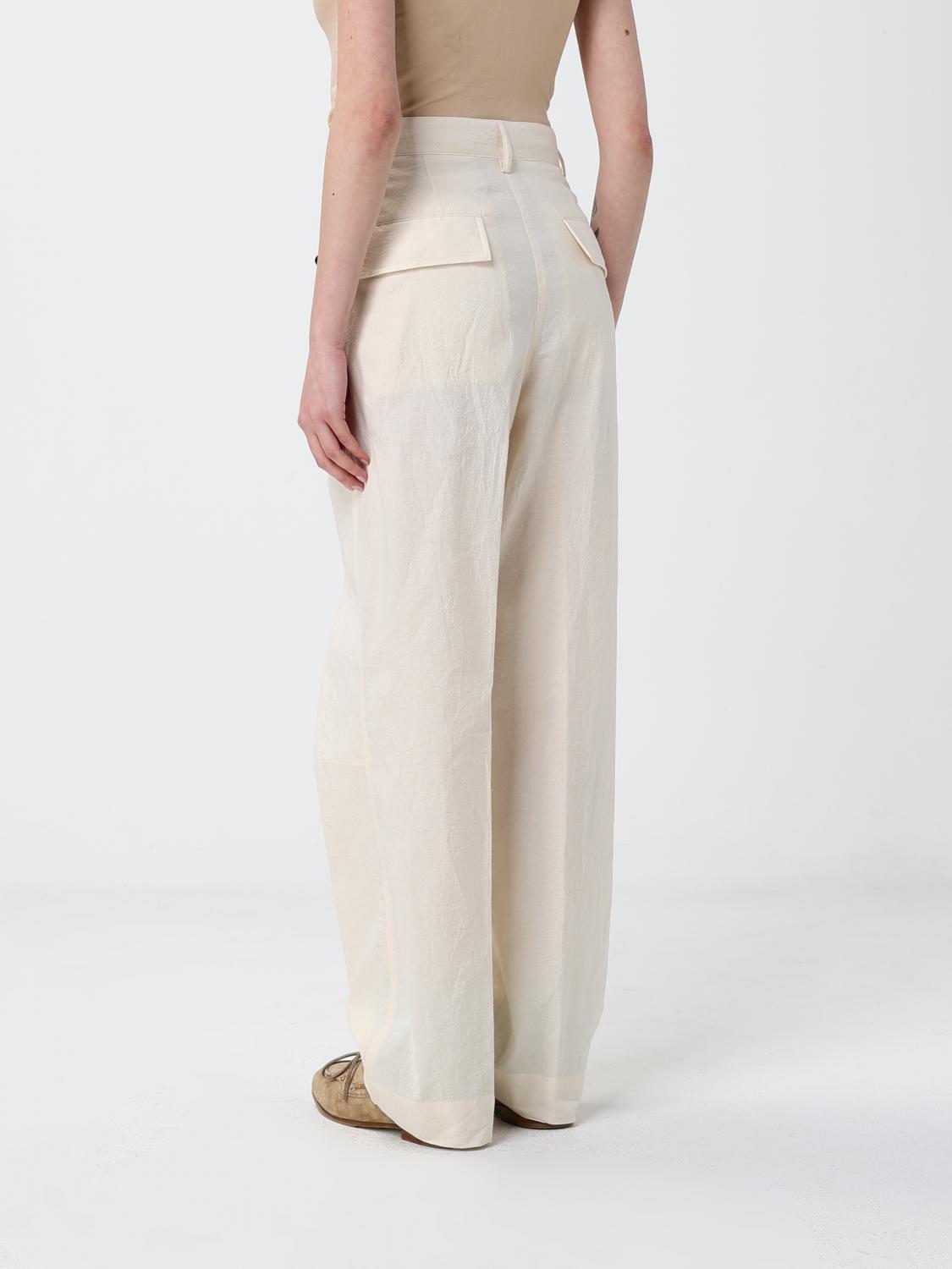 Pants Woman color Ecru