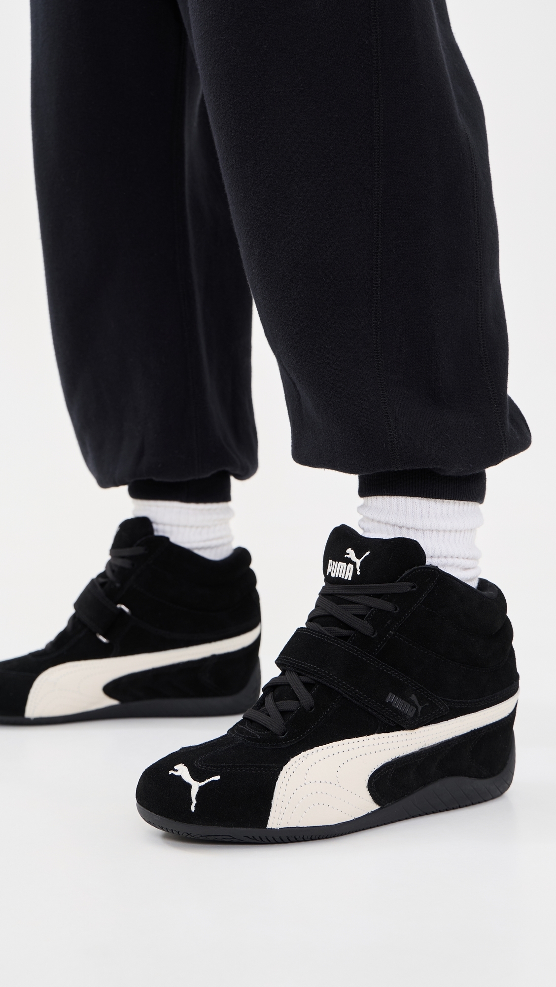 Speedcat OG Wedge Sneakers Black-White