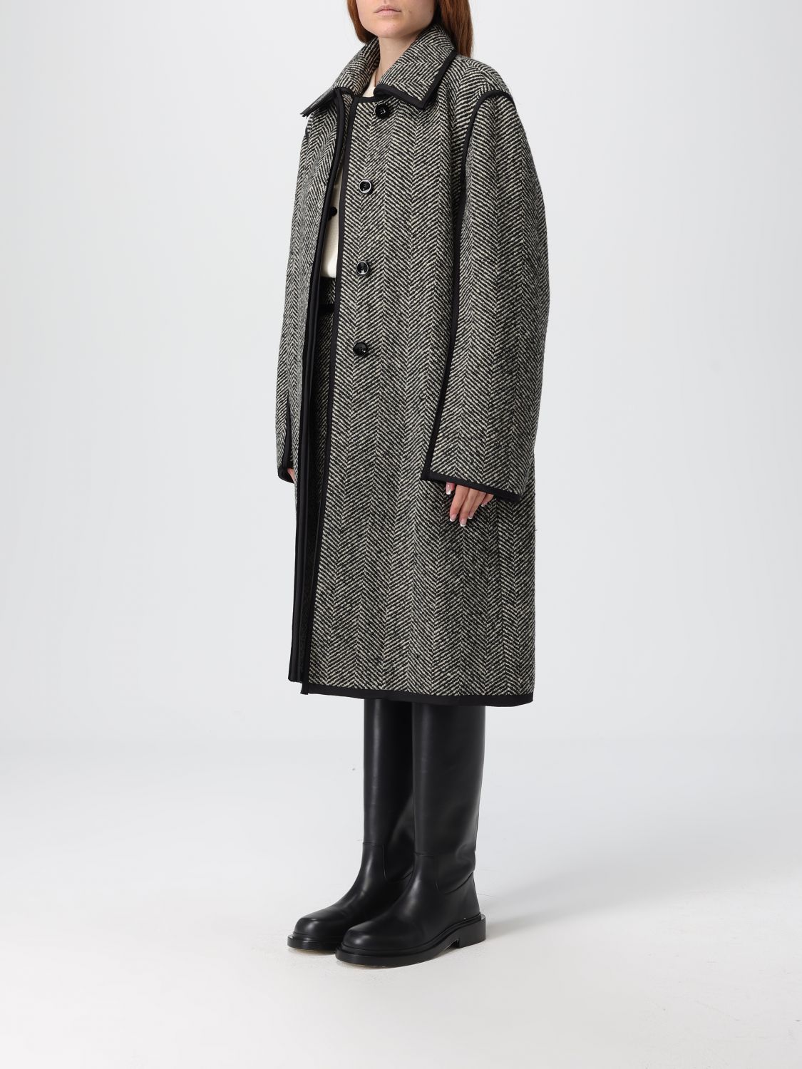 Coat Woman color Military