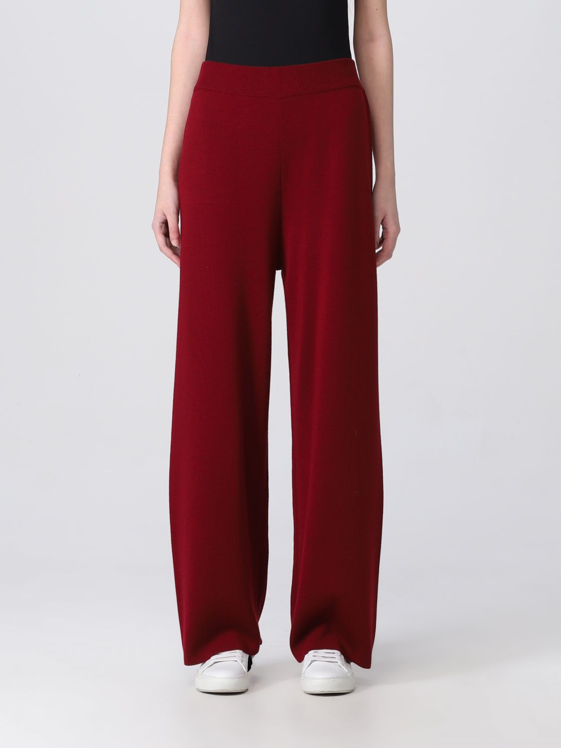 Pants Woman color Burgundy