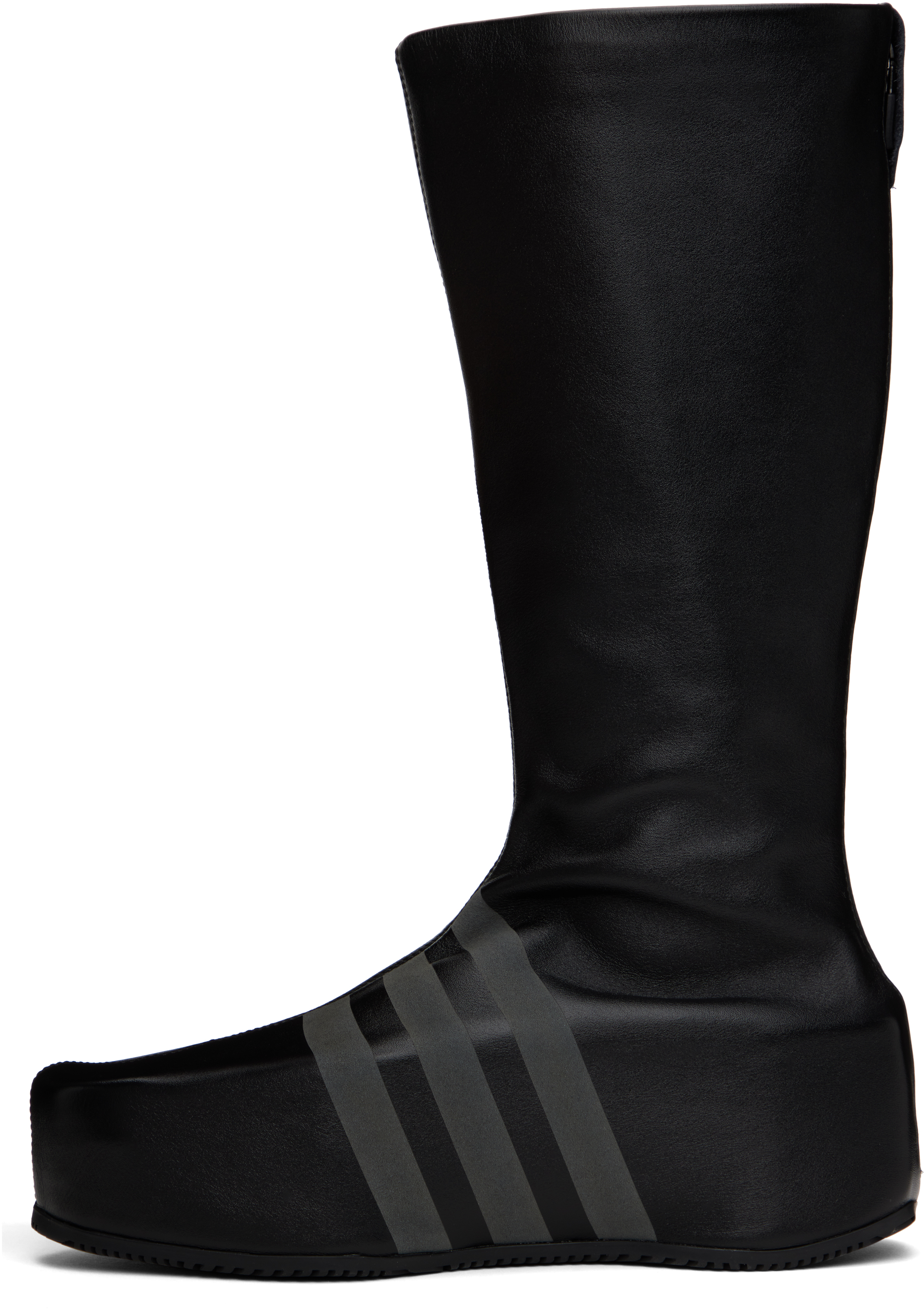 Y-3 Black Kyasu Overboot Tall Boots