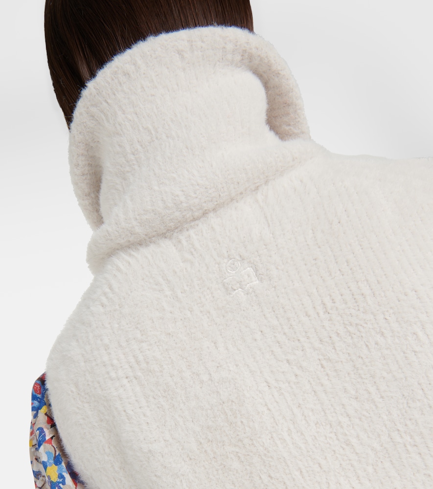 Milie high-neck sweater vest