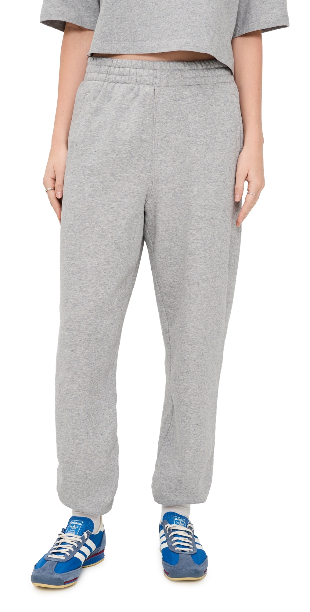 Essentials Loose Fleece Joggers Medium Grey Heather