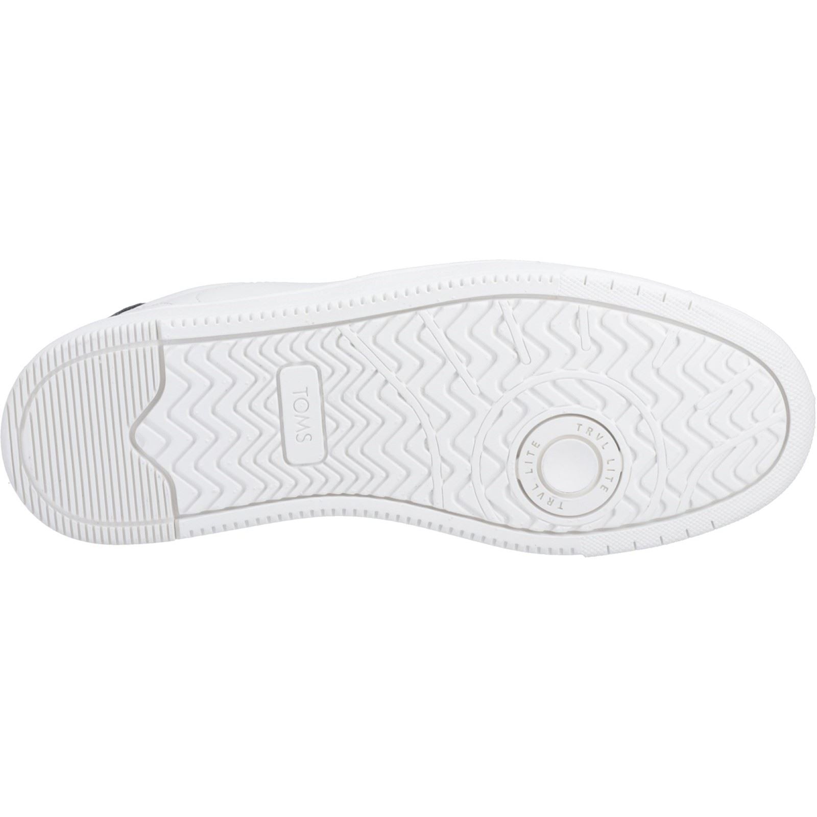 Toms Trvl Lite Court Leather Men's White/Black Trainer