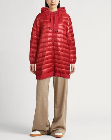 Woman Puffer Red Size 12 Polyamide
