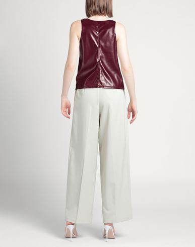 ! Woman Top Burgundy Size M Polyester