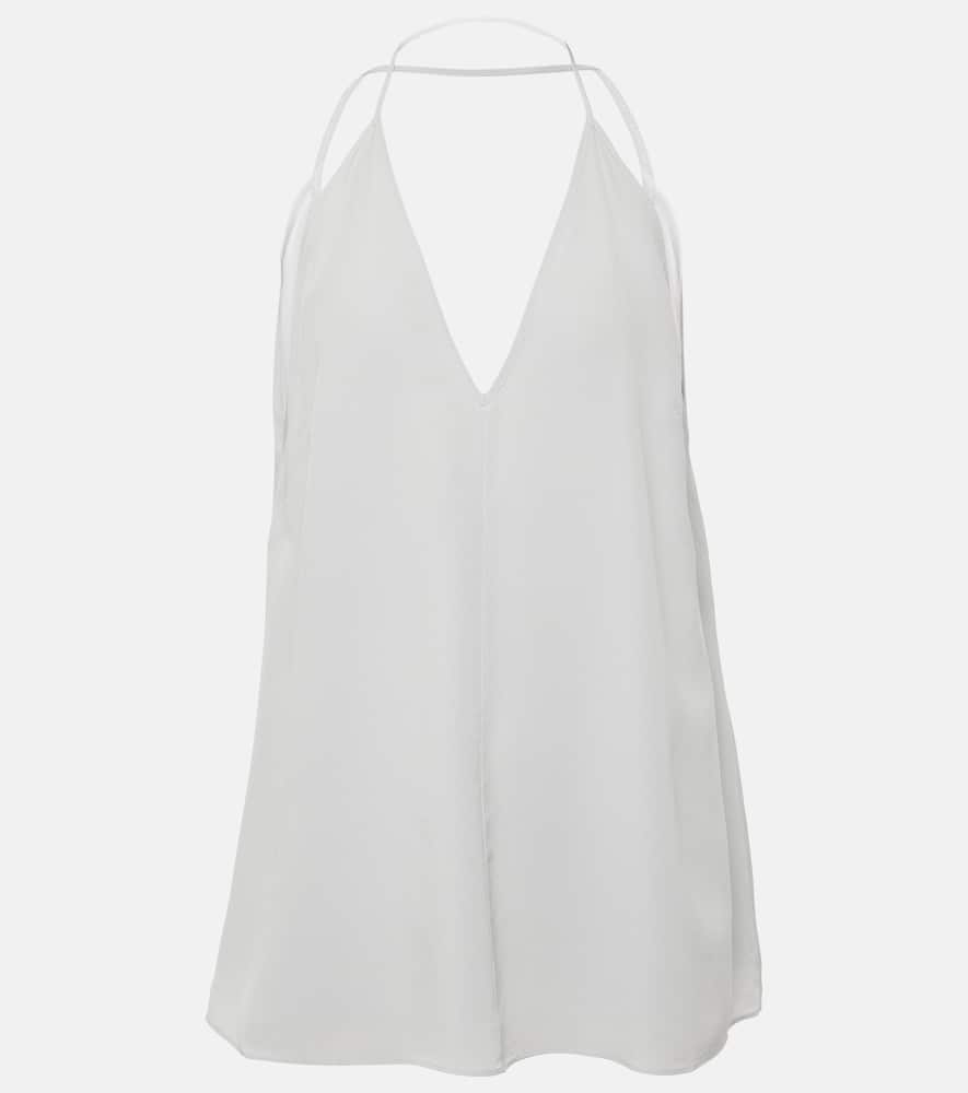 Toteme Halterneck silk crêpe de chine maxi dress