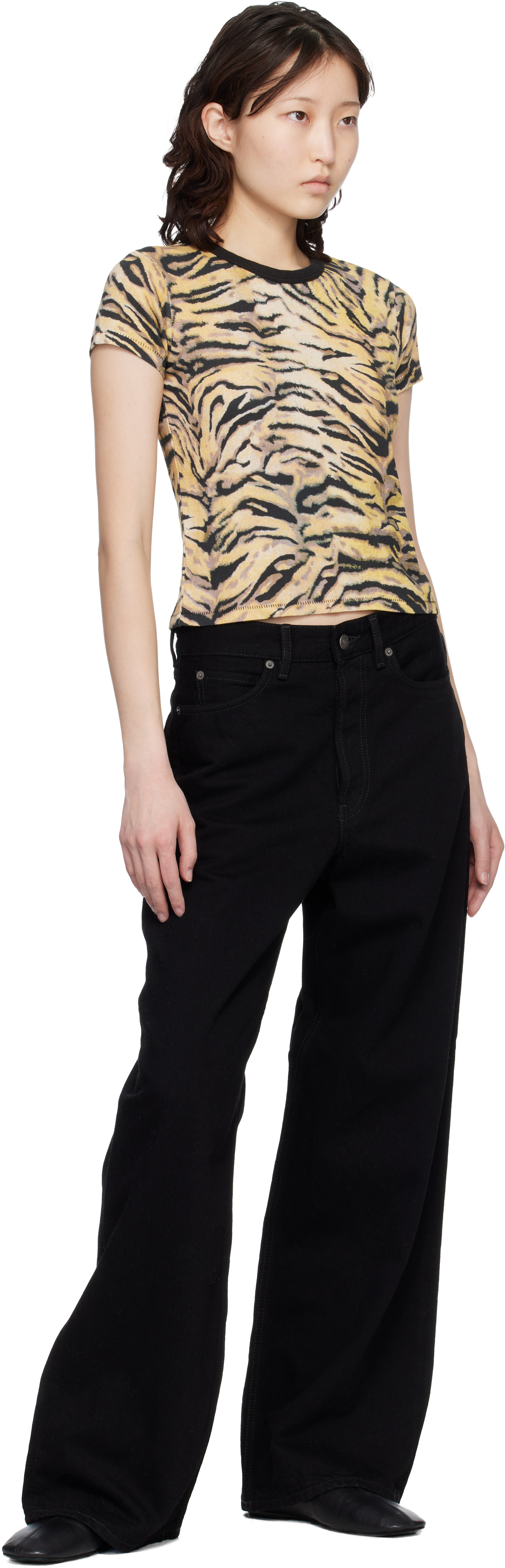 Yellow Paris 'Tiger' T-shirt
