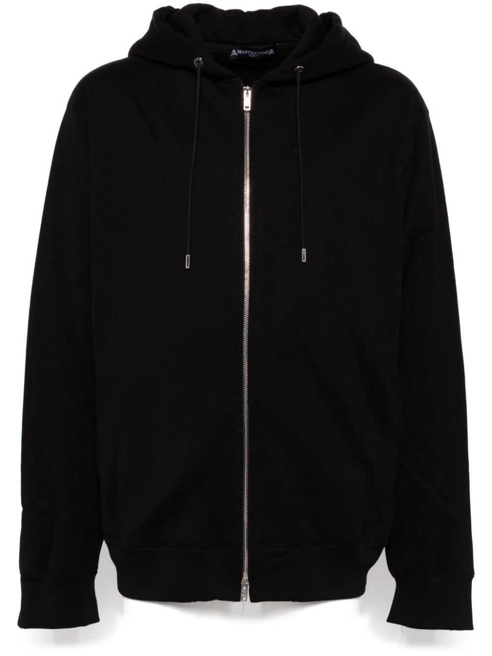 Bead-embellished hoodie - Black