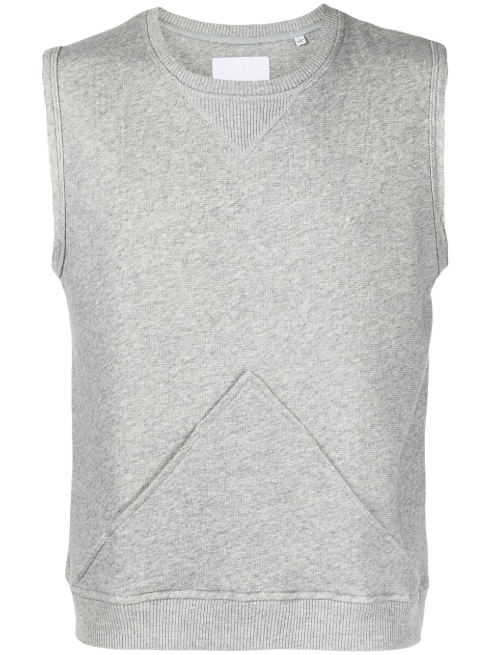 The Gustavus sleeveless jumper - Grey
