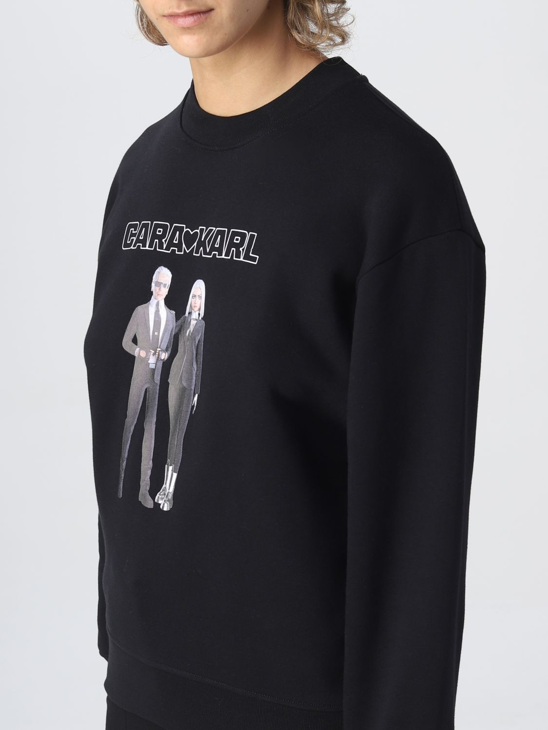 Sweatshirt Woman color Black