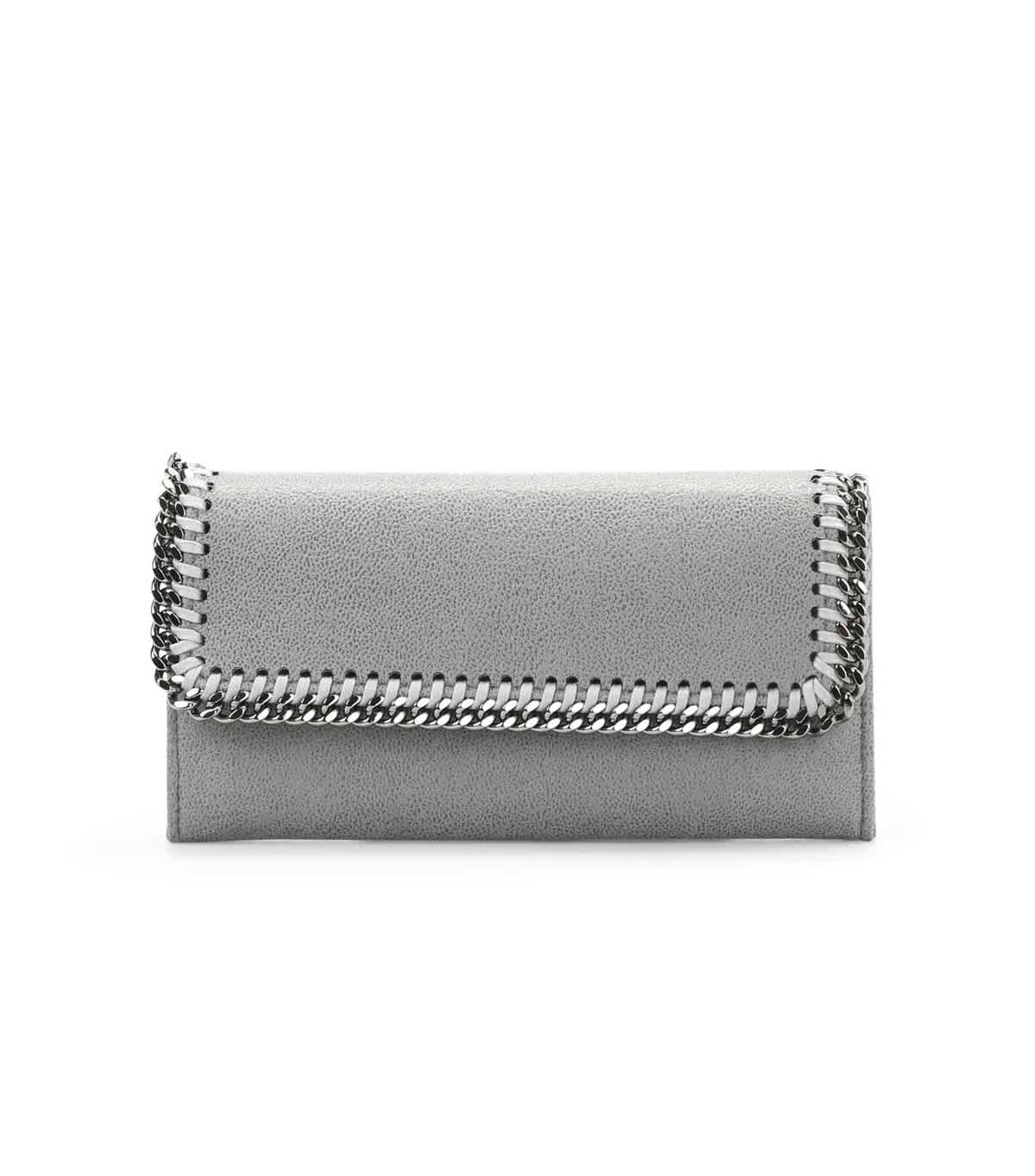Falabella Continental Wallet- Grey
