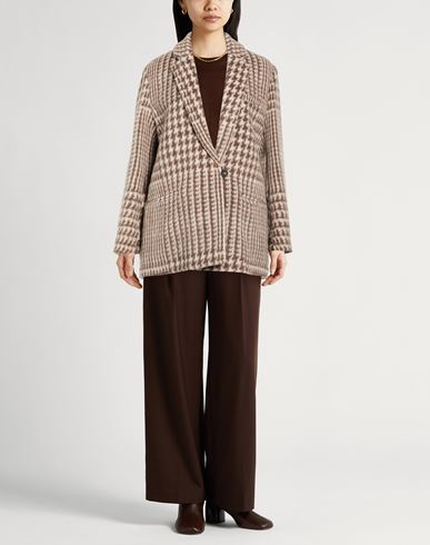 Forte_forte Woman Coat Beige Size 0 Virgin Wool, Alpaca wool