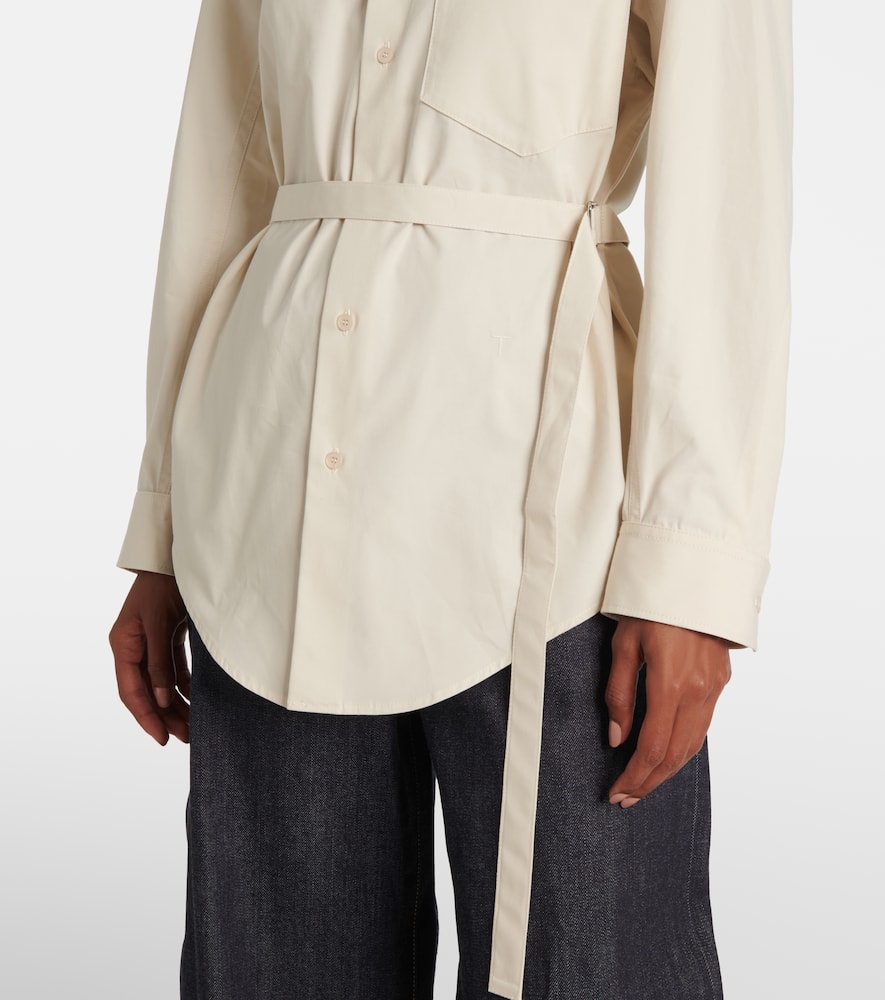 Cotton poplin shirt