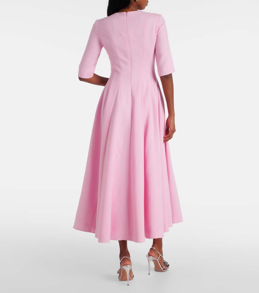 Georgie wool midi dress