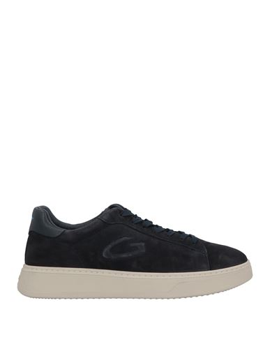 Man Sneakers Navy Size 12 Leather