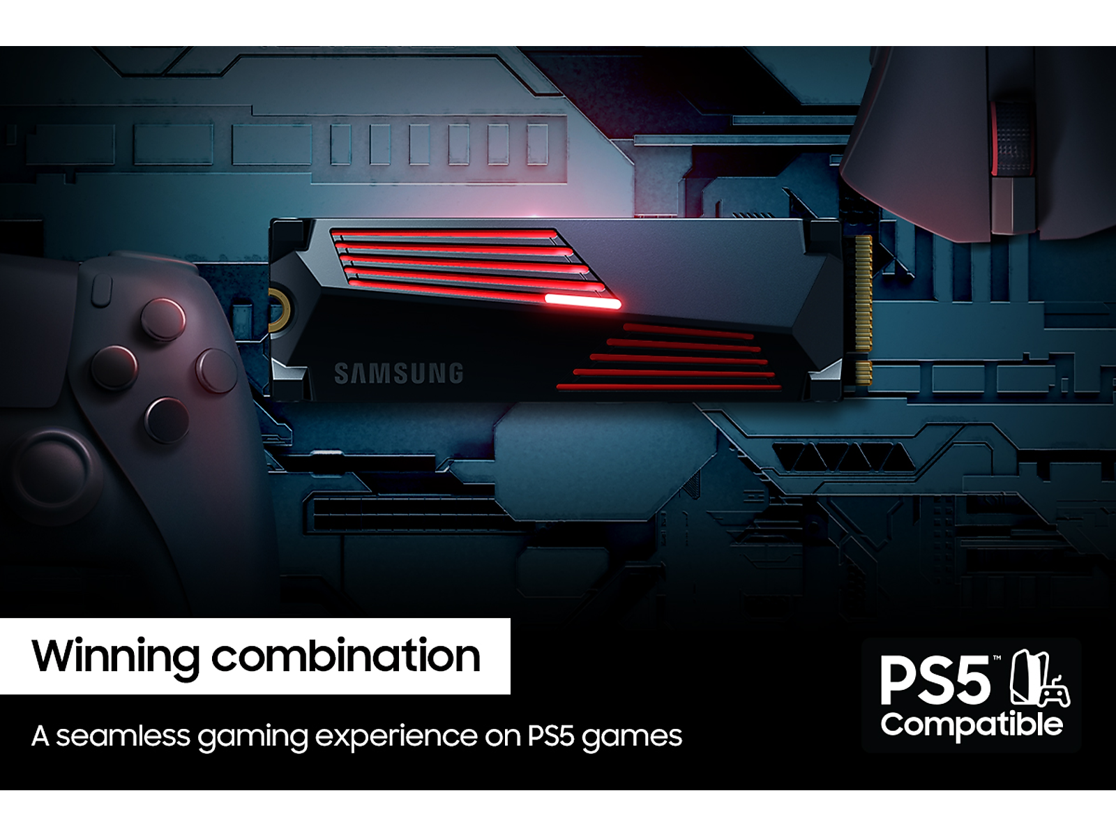 990 PRO w/ Heatsink PCIe®4.0 NVMe™ SSD 1TB(MZ-V9P1T0CW)