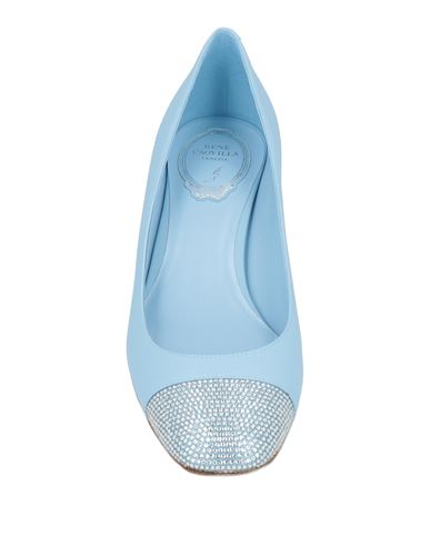Woman Pumps Light blue Size 11 Lambskin