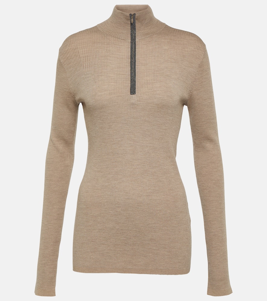 Wool and cashmere sweater