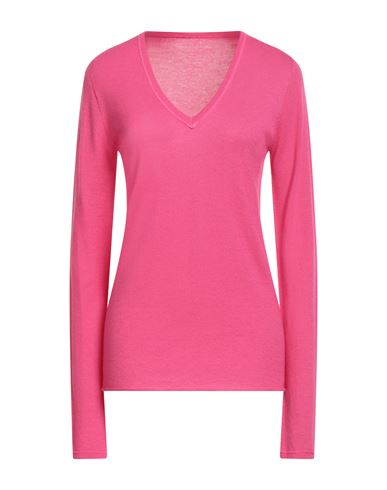 Woman Sweater Fuchsia Size 1 Cashmere