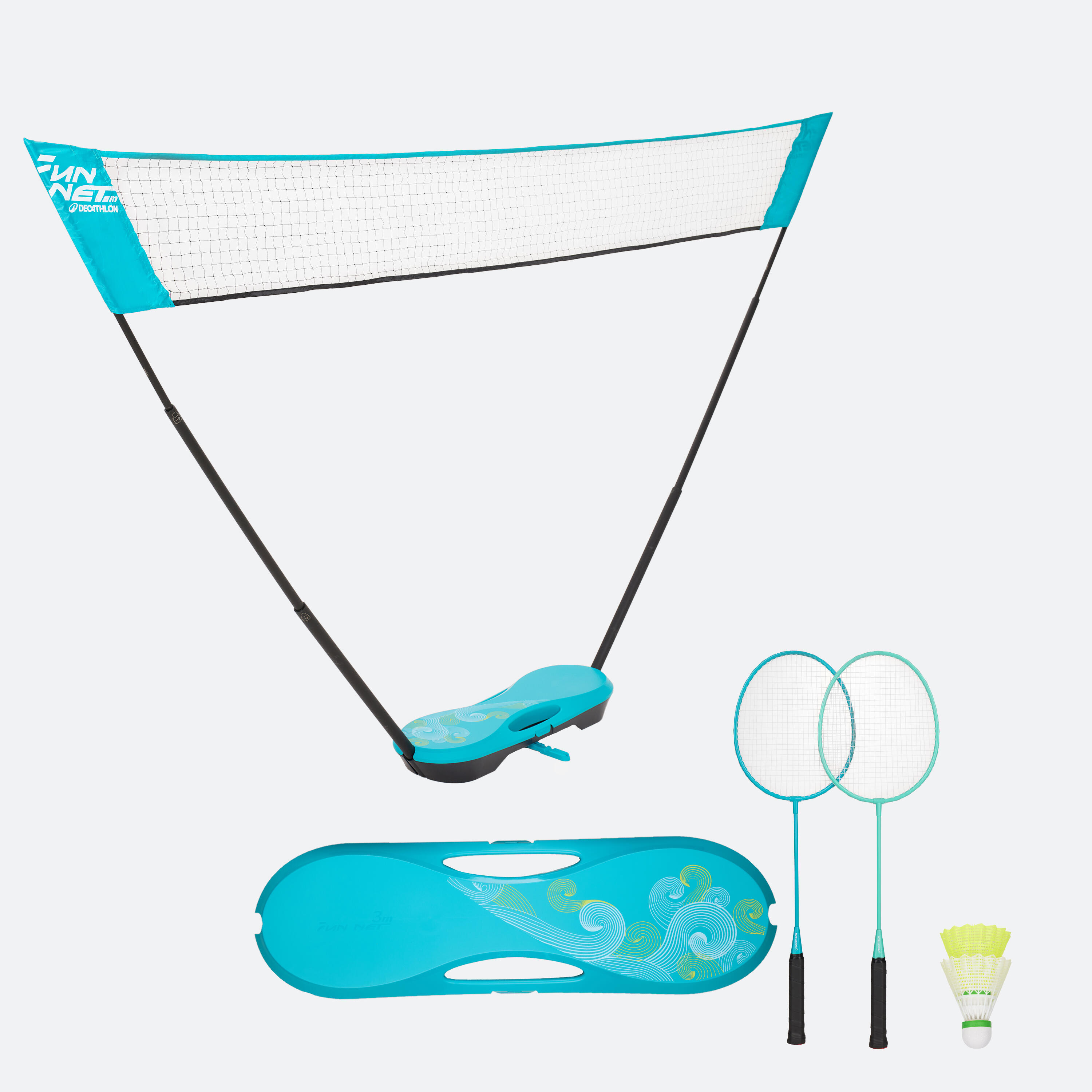 Badminton Set with 2 Rackets, 2 Shuttles and 1 Net