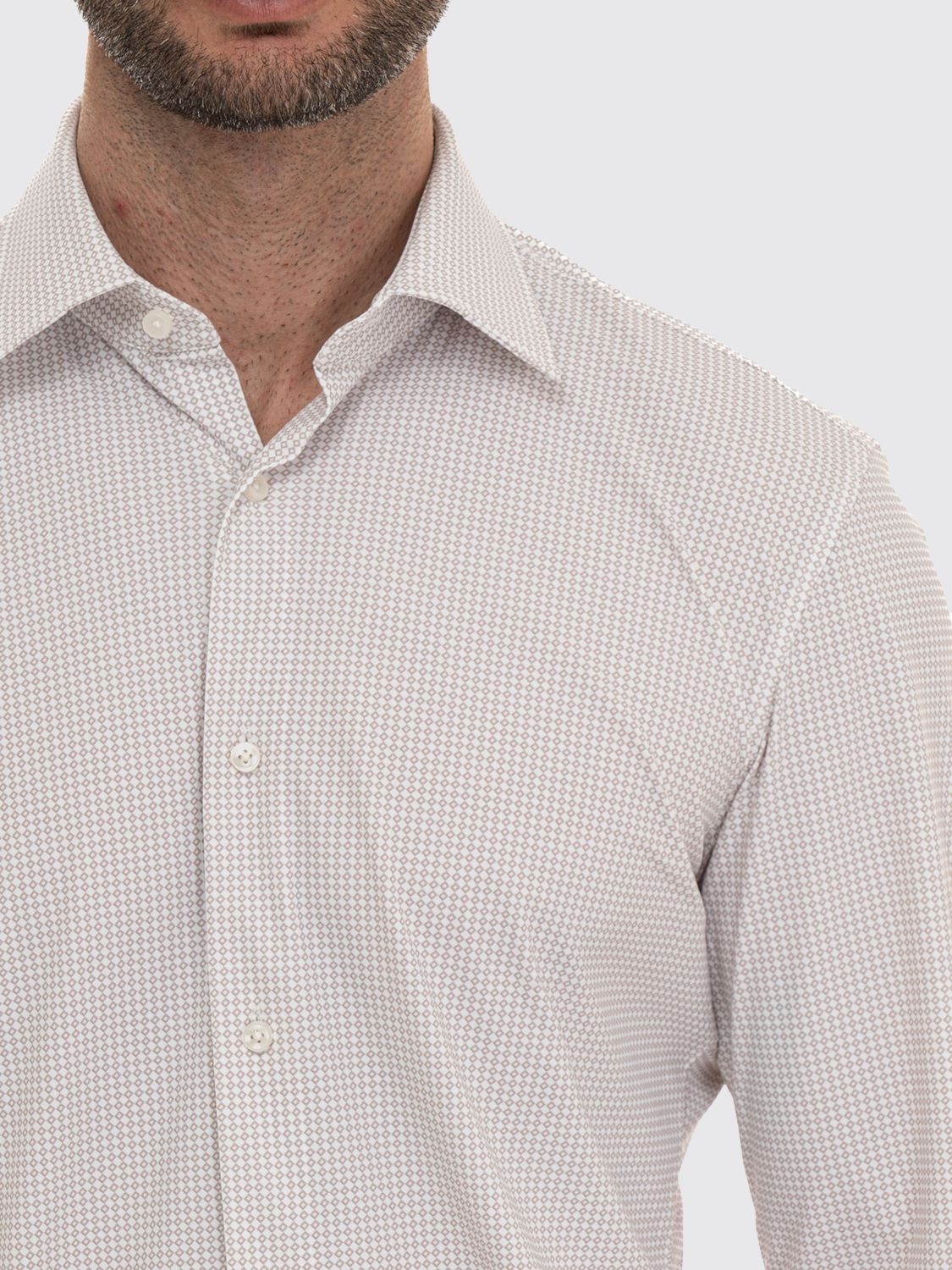 Shirt Men color Beige