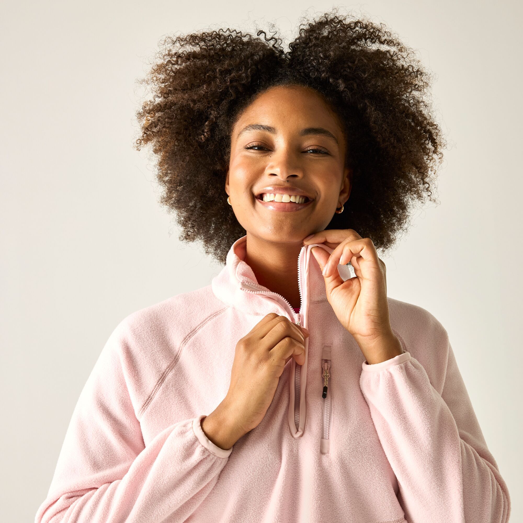 Regatta Women's Frankie Half Zip Insulating Fleece in Pale Pink