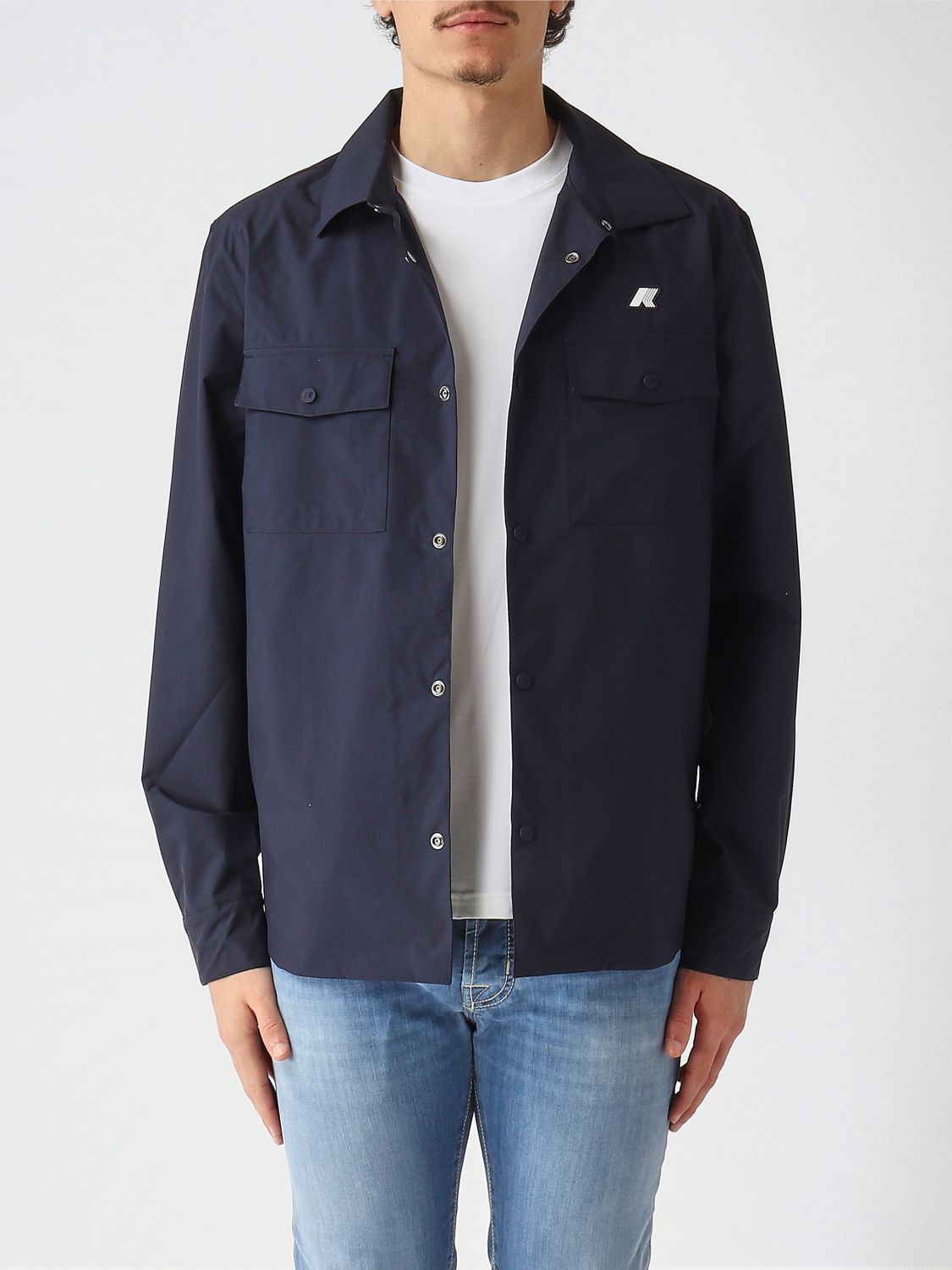 Jacket Men color Blue
