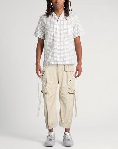 Man Pants Light grey Size 32 Cotton