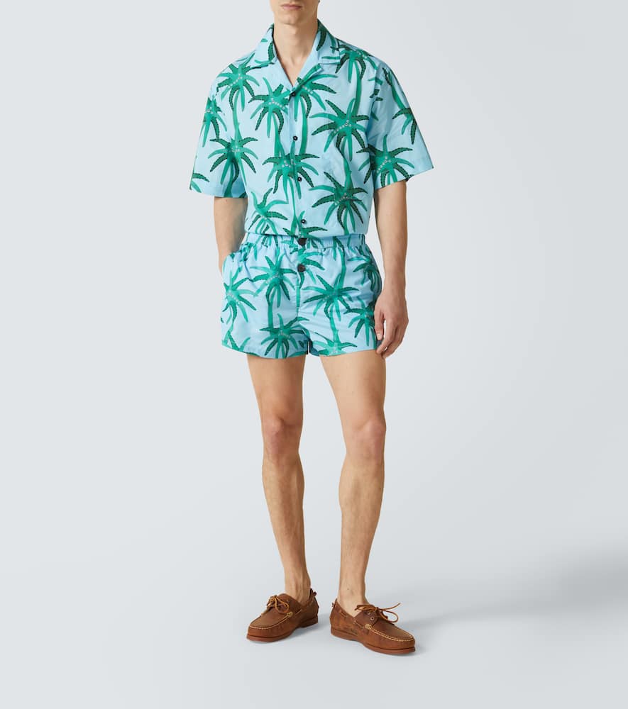 Jean printed cotton poplin shirt