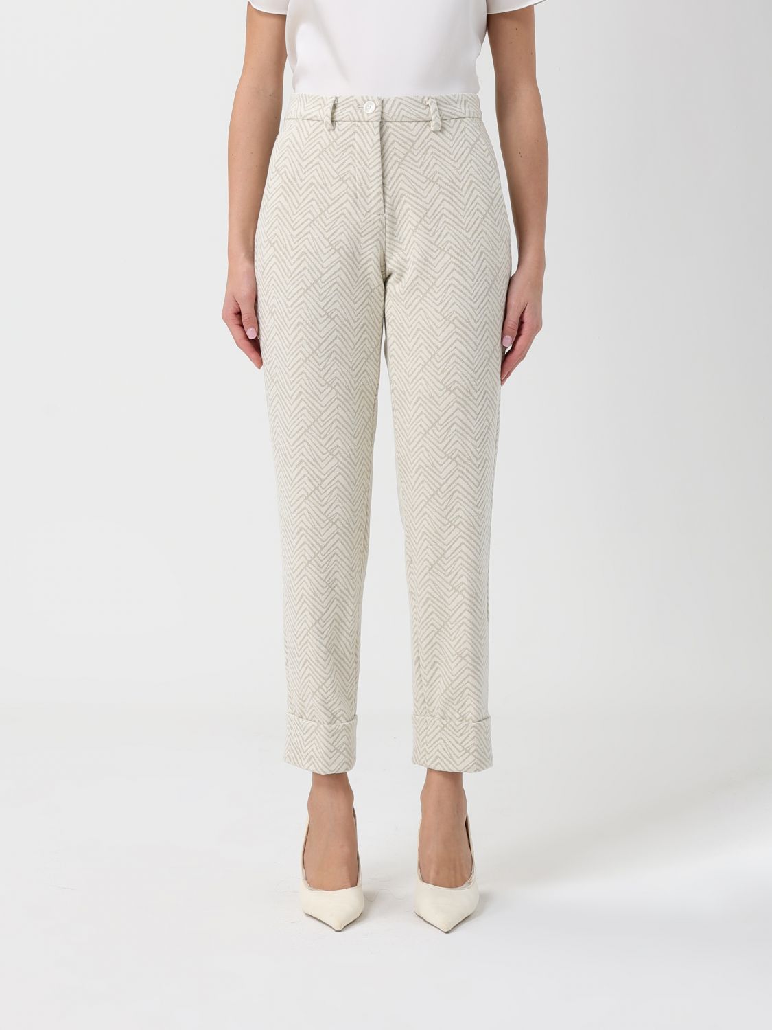 Pants Woman color White