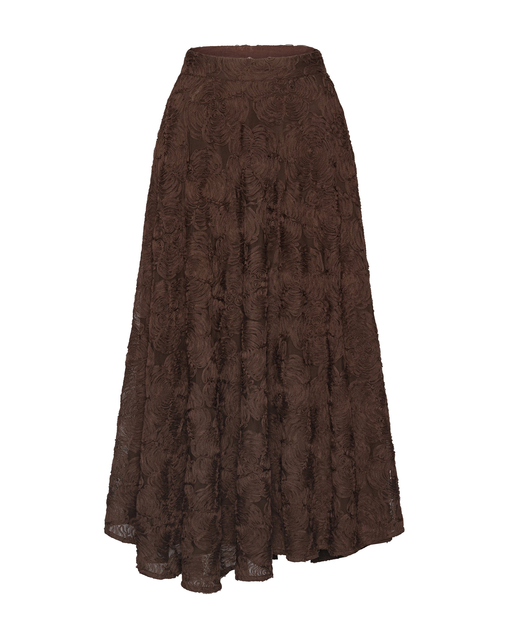 Flower Skirt — Brown