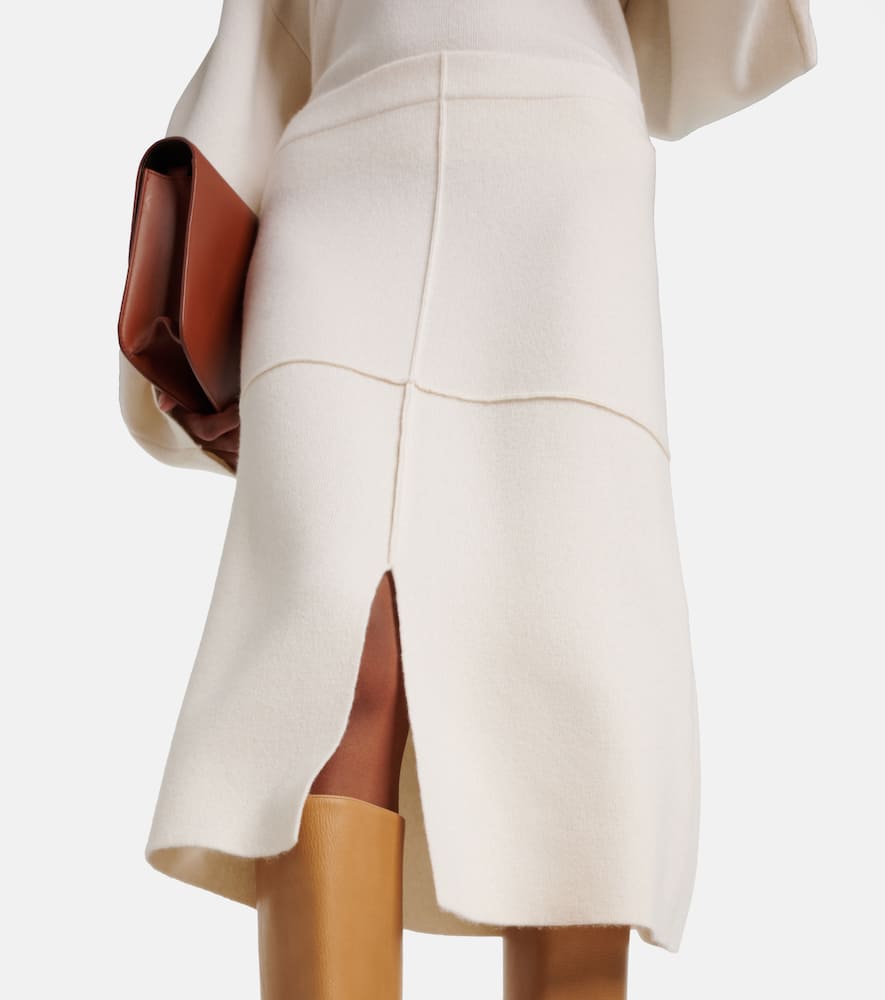 Jenna cashmere midi skirt
