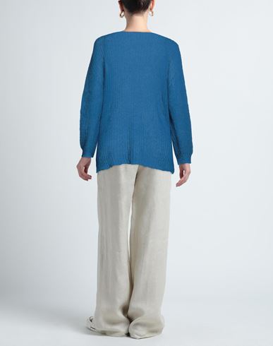 Pink Memories Woman Sweater Blue Size 10 Acrylic, Mohair wool, Polyamide, Wool