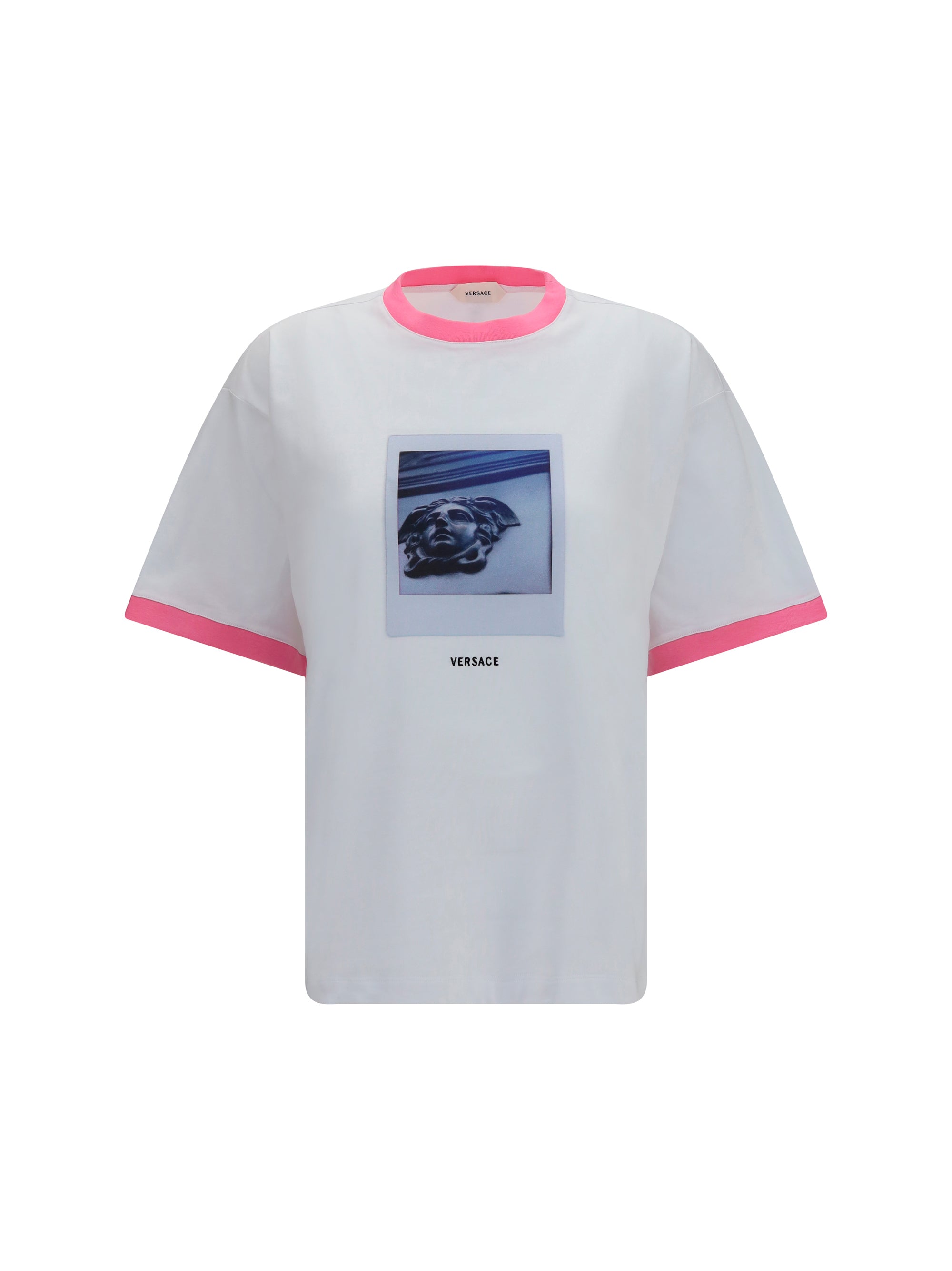Medusa Polaroid Graphic T-Shirt — White